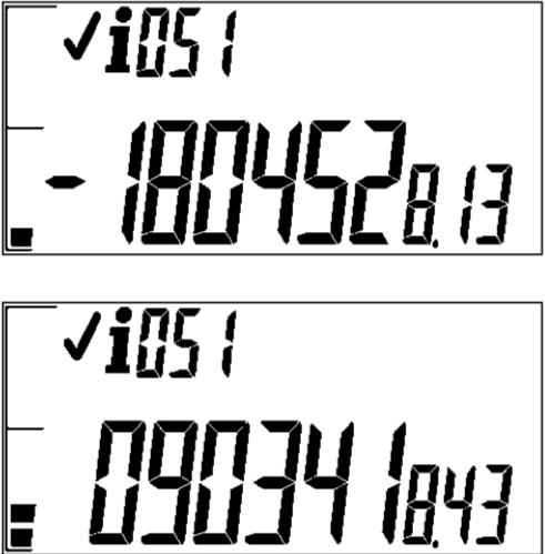 meter coordinate display